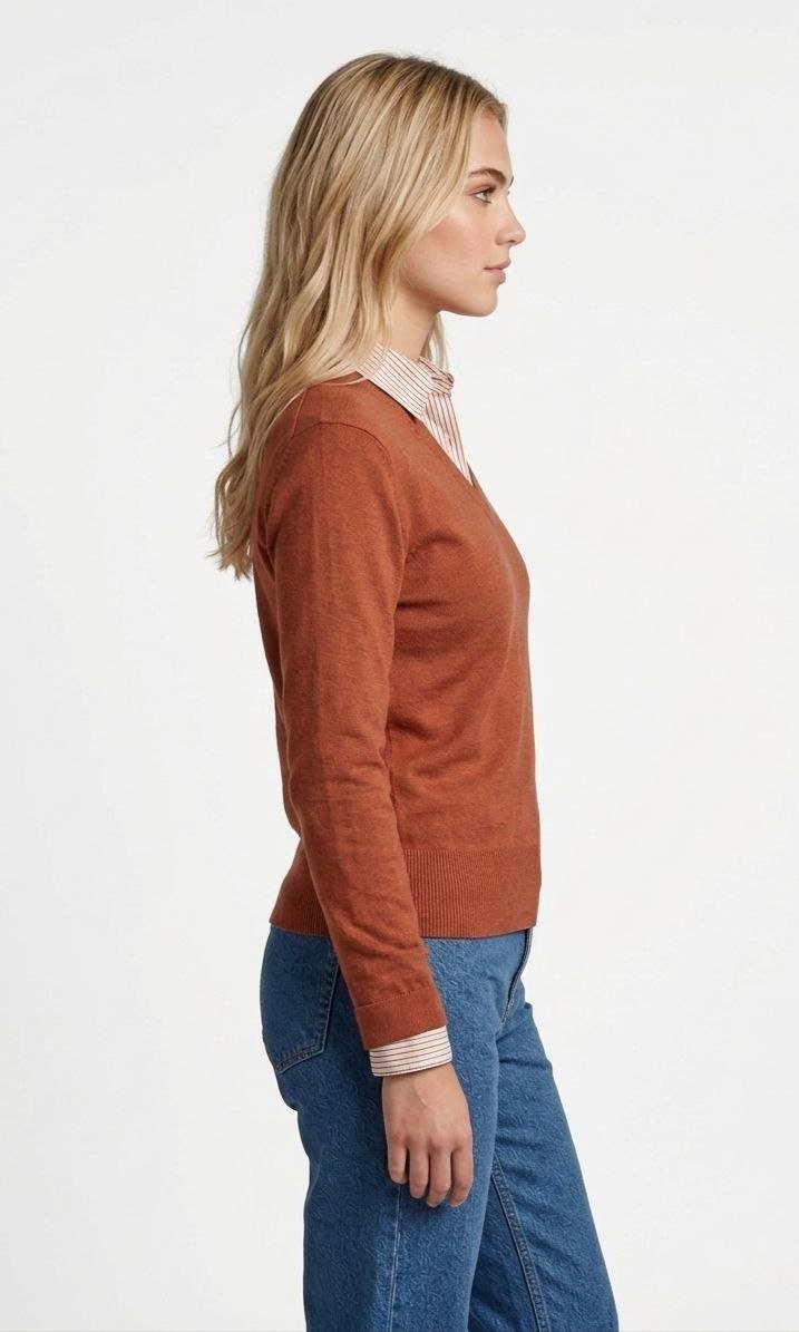 sueter marron terracota purotatto eg10 salou tarragona